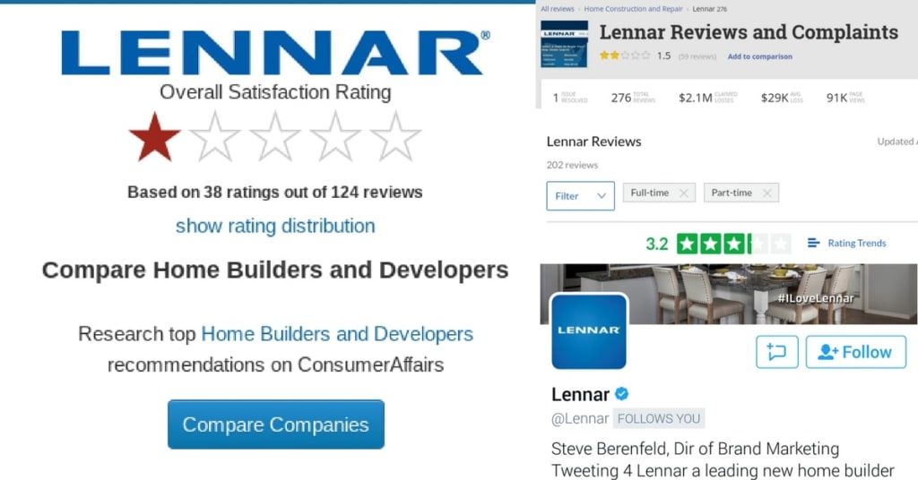 lennar customer care lennar reviews